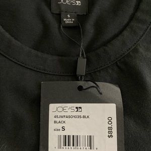 Joe’s Black Puffer Shirt NWT